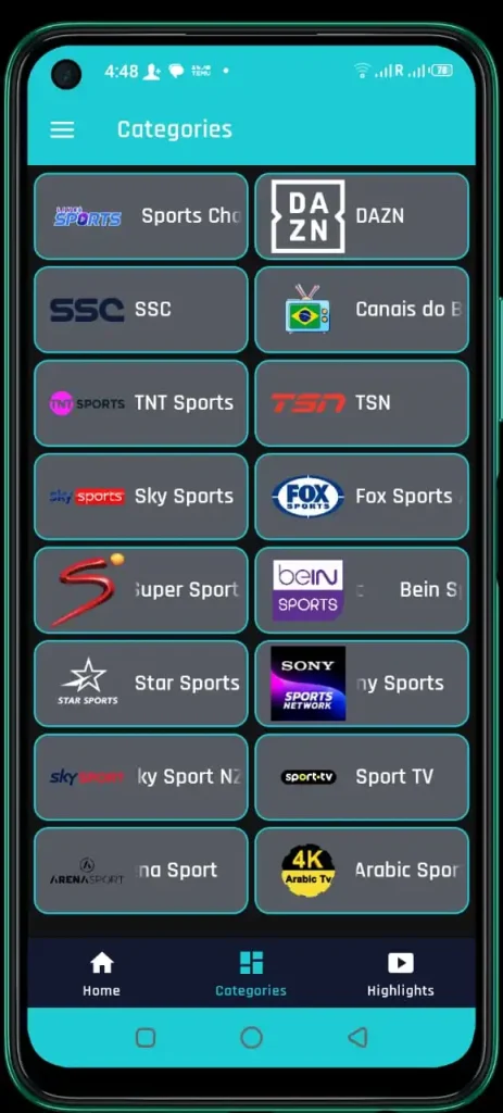 Sports Channels