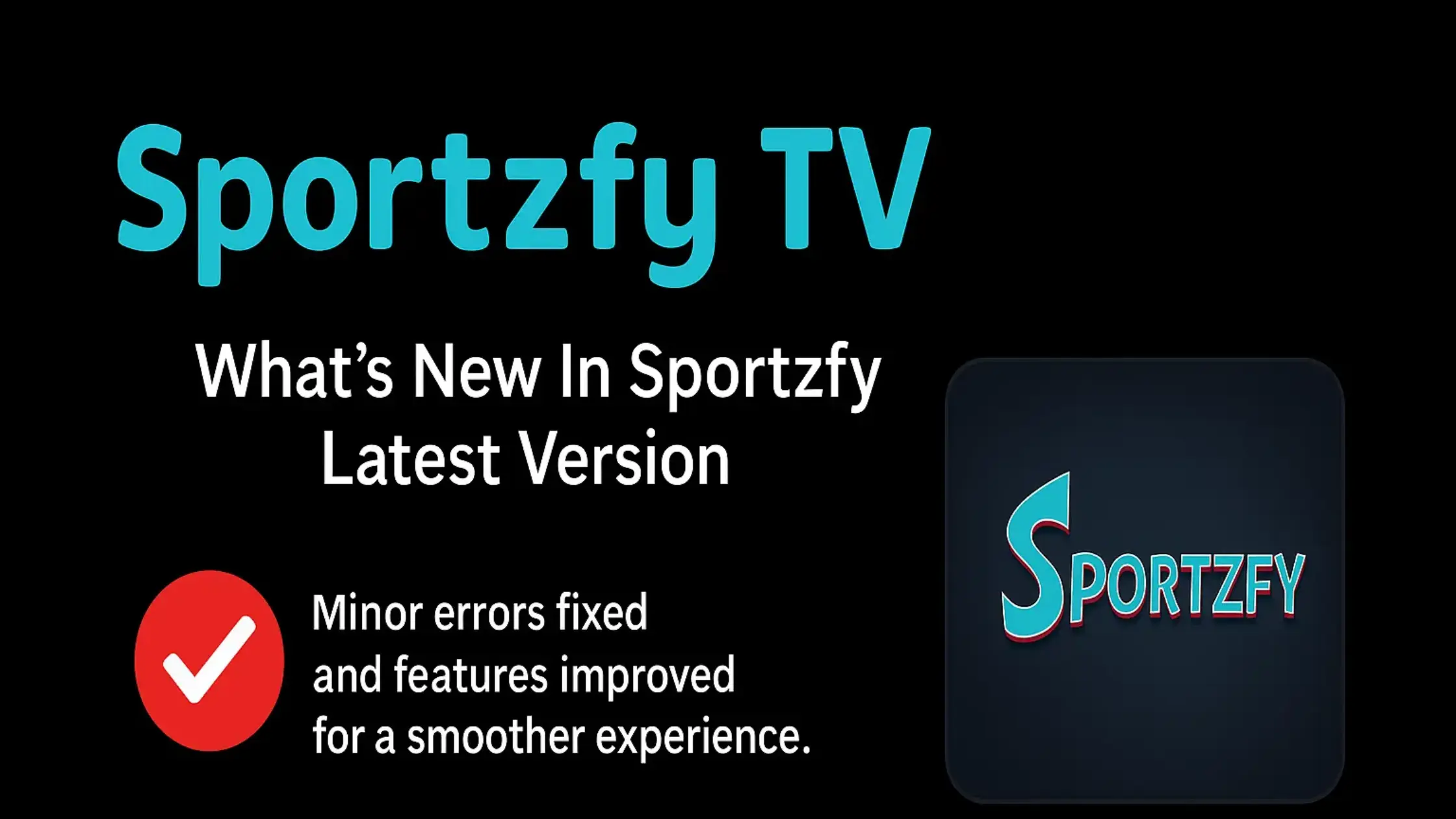 Sportzfy Changelog Update